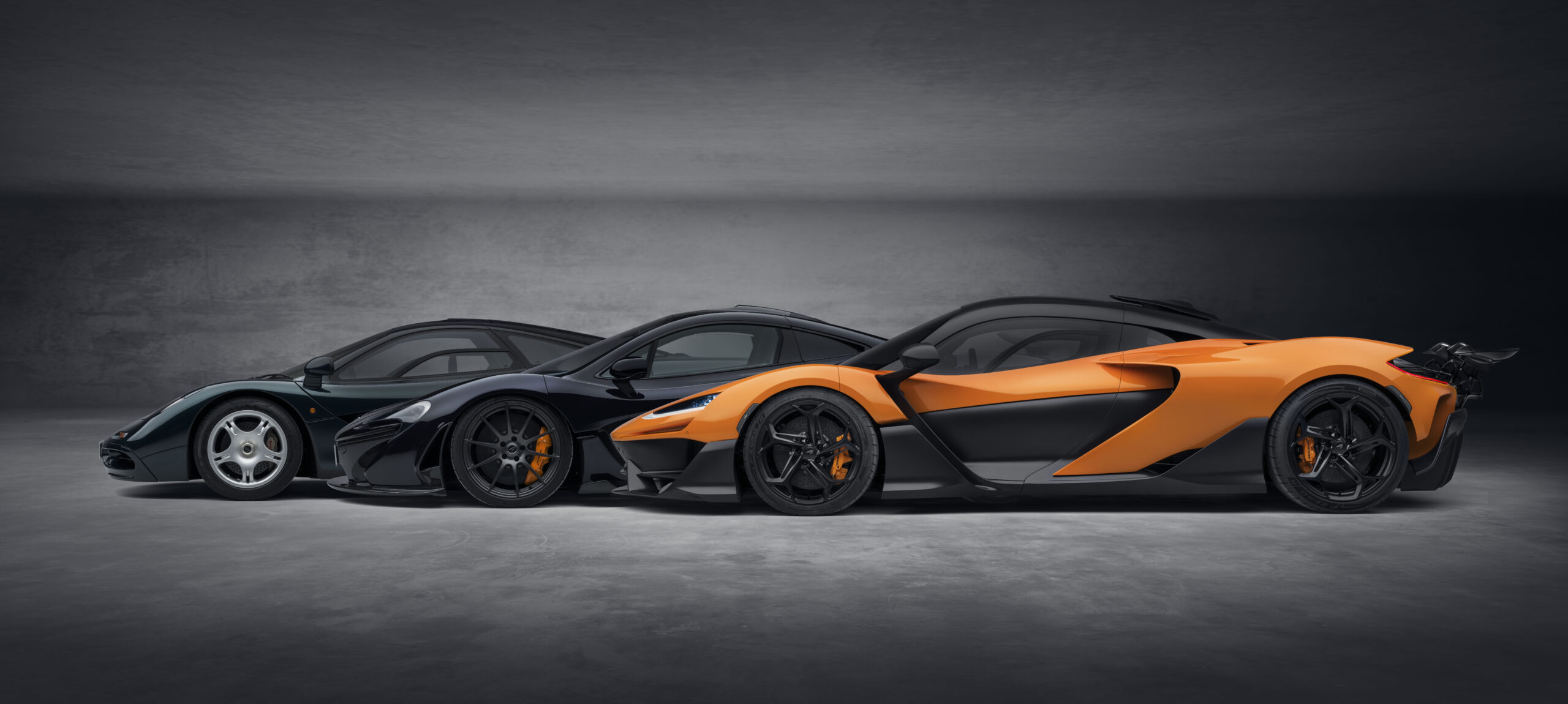 3 current and previous mclaren hypercar showcase