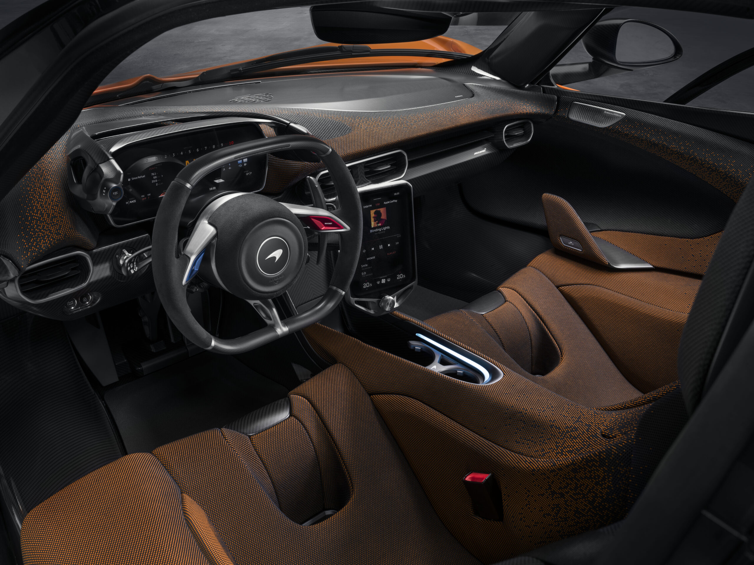 mclaren w1 interior showcase